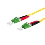Fiiberoptiline kaabel METZ CONNECT 151P1JAJA50E LCD LC/APC OS2 5 m Kollane