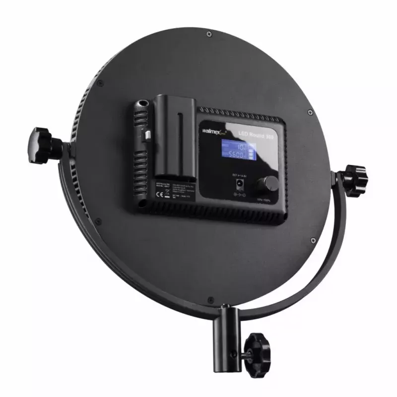 Walimex Pro LED Round 300 60 W LED-valgusti 60 pirniga, must