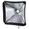 Softbox Walimex 16785 must hõbe valge 600x400x600 mm