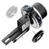 Walimex Follow Focus F3 Must Sinine Valge Alumiinium Plast 460g