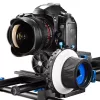 Walimex Follow Focus F3 Must Sinine Valge Alumiinium Plast 460g