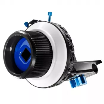 Walimex Follow Focus F3 Must Sinine Valge Alumiinium Plast 460g
