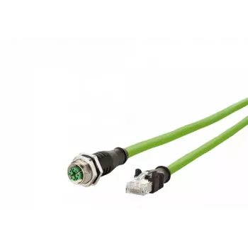 Võrgukaabel METZ CONNECT 142M2X25020 2m Cat6a roheline RJ-45 M12