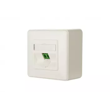 Pistikupesa LC-D METZ CONNECT 1501207K1A-E valge