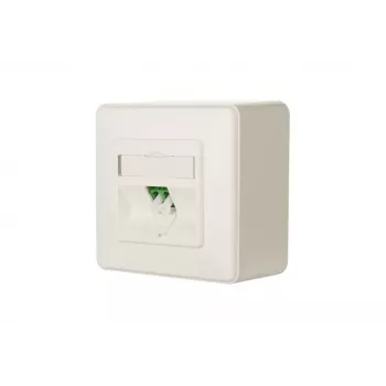 Pistikupesa LC-D METZ CONNECT 1501207K1A-E valge