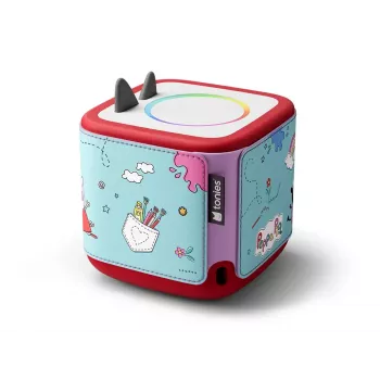 Ümbriskott tonies MP3/MP4-mängijatele, Boxine, mudel 11001269, mitmevärviline silikoon ja vegan nahk, 475×100×1 mm