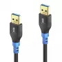 USB-kaabel PureLink FI-U310-010 1m USB 3.2 Gen 1 Must Sinine