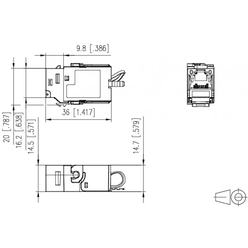 Juhtmepistik METZ CONNECT 130B21-Z