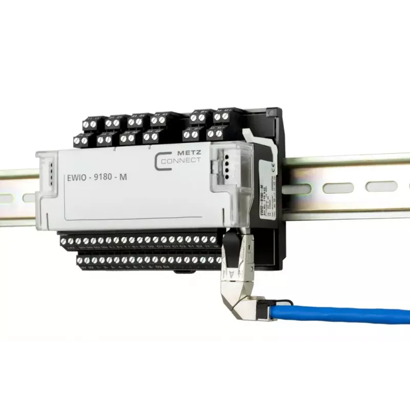 METZ CONNECT 40G RJ45 väliühenduse pistik pro 360 sinine isane konnektor