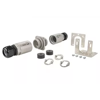 Juhtmepistik METZ CONNECT 14040010-E must valge IP69K