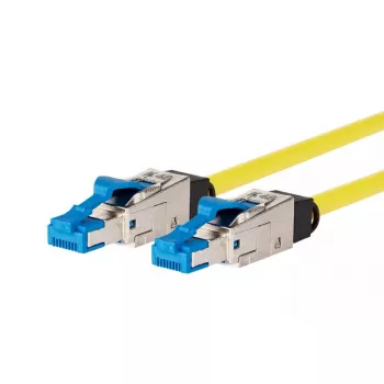 Võrgukaabel METZ CONNECT 13084H1077-E 1m Cat8.1 S/FTP kollane