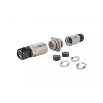 Juhtmepistik METZ CONNECT 14040000-E Must Valge IP69K