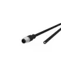 Anduri/täituri kaabel METZ CONNECT 142MDA10020 M12 isane Standard 2 m Must