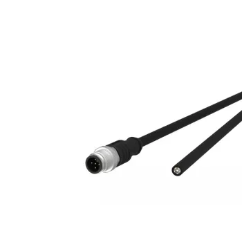 Anduri/täiturmehhanismi kaabel METZ CONNECT 142MDA10050 M12 isane 5m must