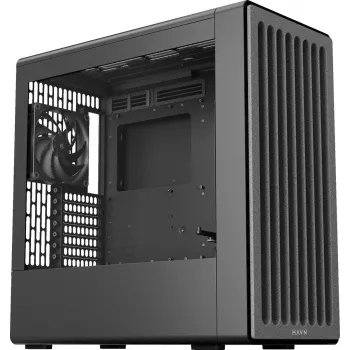 Mid Tower PC korpus HAVN BF 360 ATX must RGB-ventilaatoritega