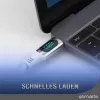 USB-kaabel 4smarts 540954 3 m USB-C valge USB 2.0 0,48 Gbit/s