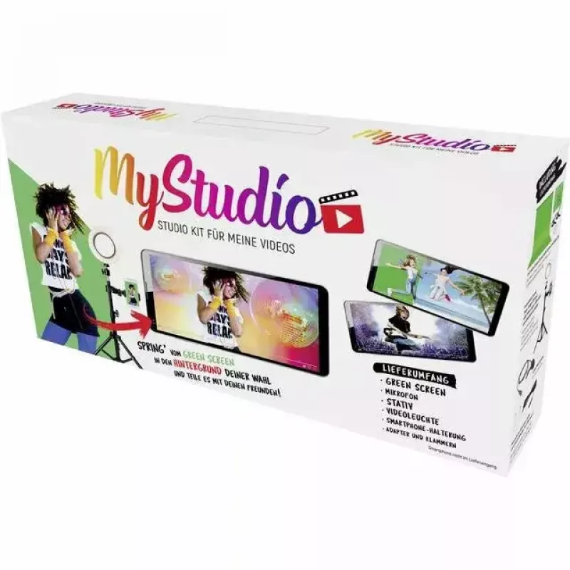 Roheline ekraan EASYPIX MyStudio 62020 kaasaskantav kerge – kokkupandav taust foto ja video jaoks