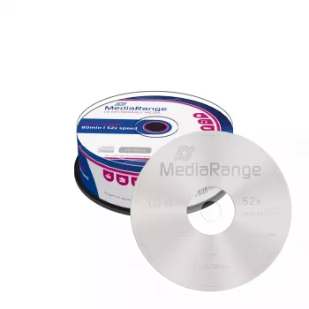 CD-R MediaRange MR201 700 MB 52x 25 tk