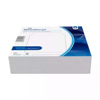 Sleeve case MediaRange BOX66 optical disc case 1 discs Valge