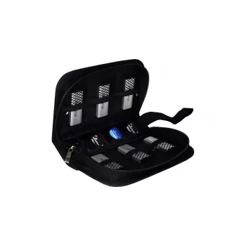 Mälukaardiümbris MediaRange BOX98 3 kaardile nailonist must