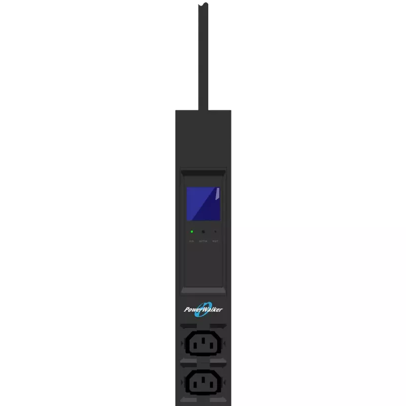 Toitejaotusseade PowerWalker 10133028 24 vahelduvvoolupistikut 0U must