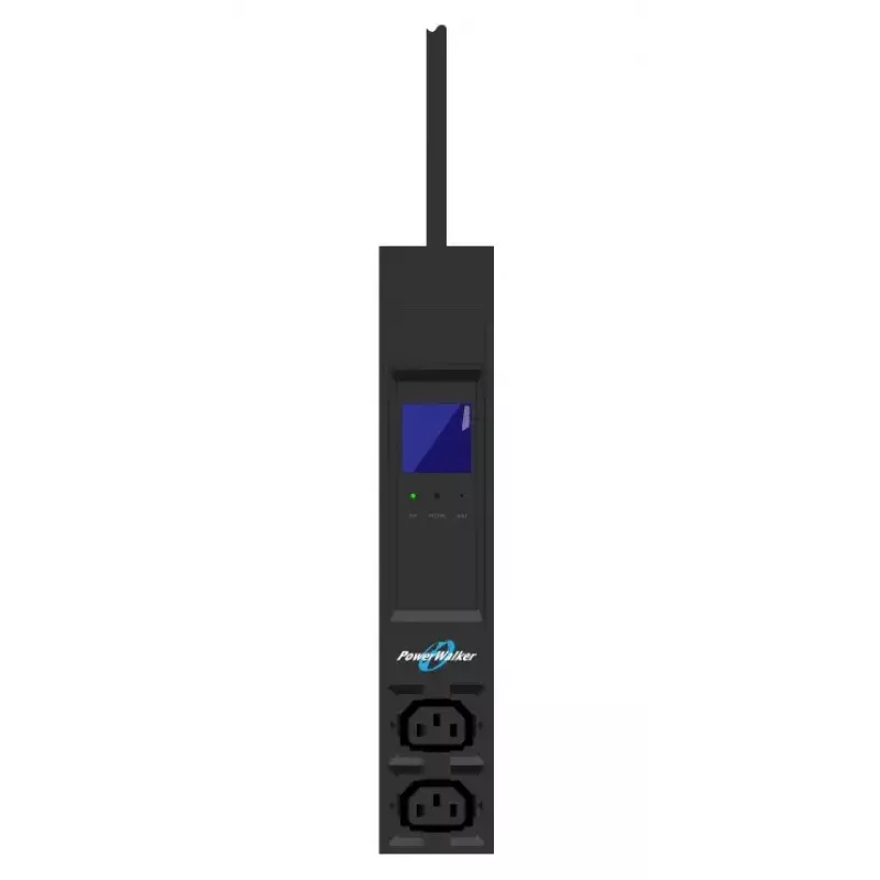 Toitejaotusseade PowerWalker 10133031 24 vahelduvvoolu pesa 0U Must