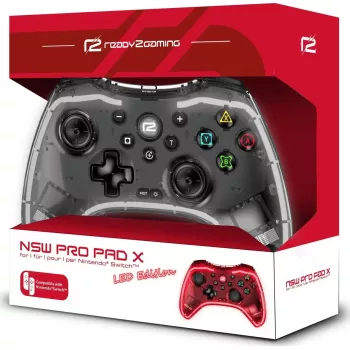 Juhtmevaba mängukontroller ready2gaming Nintendo Switch Pro Pad X-LED Edition – ergonoomiline Pro Pad Nintendo Switchile