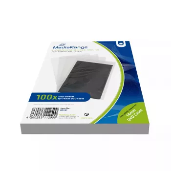 Ümbriskott MediaRange CD-/DVD-Rohlinge 1 ketas Läbipaistev