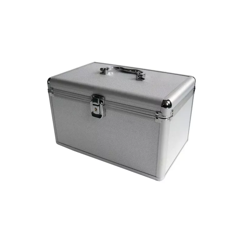 Karbikorpus MediaRange BOX79 120 plaadile, hõbedane