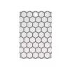 Resto Kitchenware 95402 ristkülikukujuline plastist lõikelaud hall valge