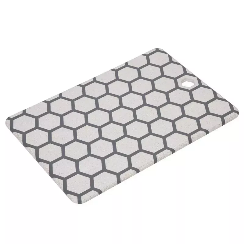 Resto Kitchenware 95402 ristkülikukujuline plastist lõikelaud hall valge