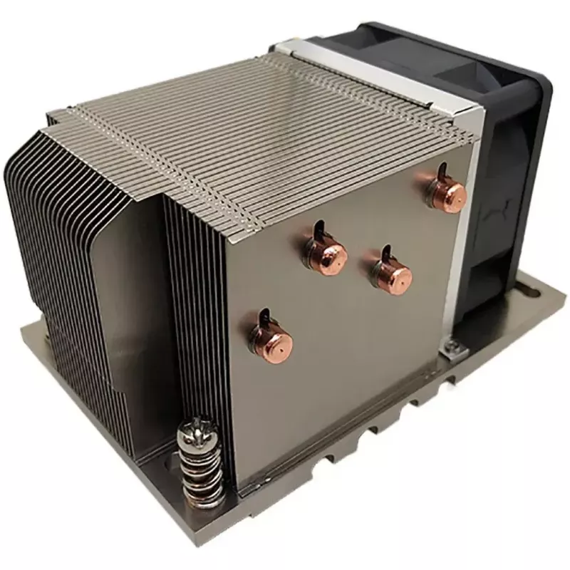 Cooler Inter-Tech A-26 protsessorijahuti 6 cm must hõbedane