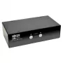 2-pordiline DisplayPort KVM-lüliti heli ja USB 3.0 jaoturiga EATON B004-DPUA2-K — DisplayPort, USB klaviatuur/hiir, 2560×1600, 1,2 m kaablid