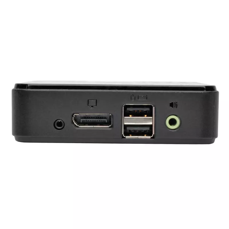 KVM-lüliti 2 pordiga DisplayPort Tripp Lite B004-DP2UA2-K, 4K@60Hz, USB klaviatuur/hiir, heli, kaablid
