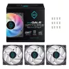 Ventilaator Iceberg Thermal IceGALE Lightning ARGB 12 cm Must 3 tk