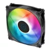 Ventilaator Iceberg Thermal IceGALE Lightning ARGB 12 cm Must 3 tk