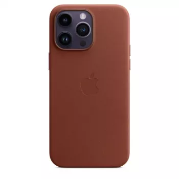 Nahast MagSafe-ümbris iPhone 14 Pro Maxile, Apple — Pruun, 6,7-tollise ekraani jaoks