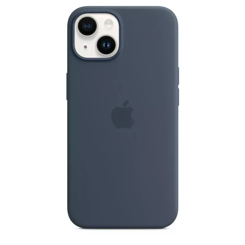 Silikoonist ümbris Apple iPhone 14 MagSafe Storm Blue
