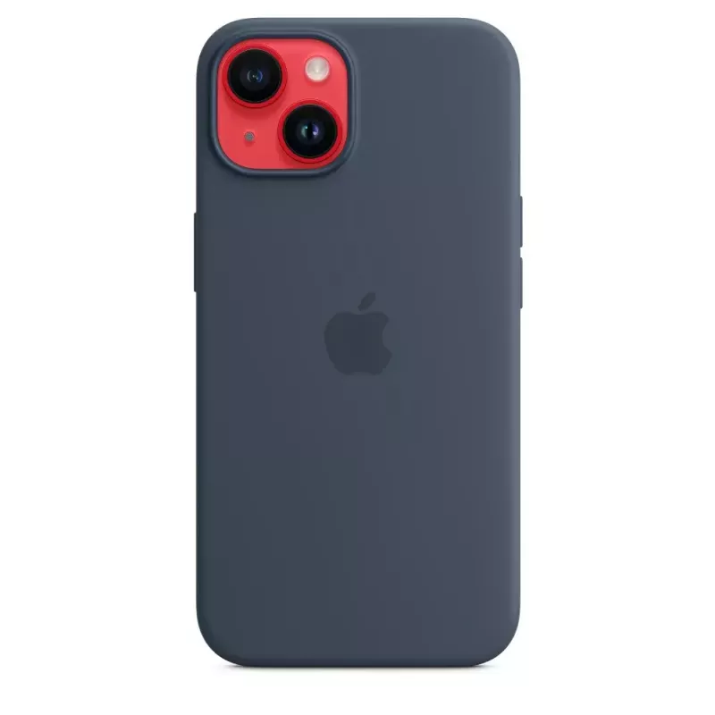 Silikoonist ümbris Apple iPhone 14 MagSafe Storm Blue