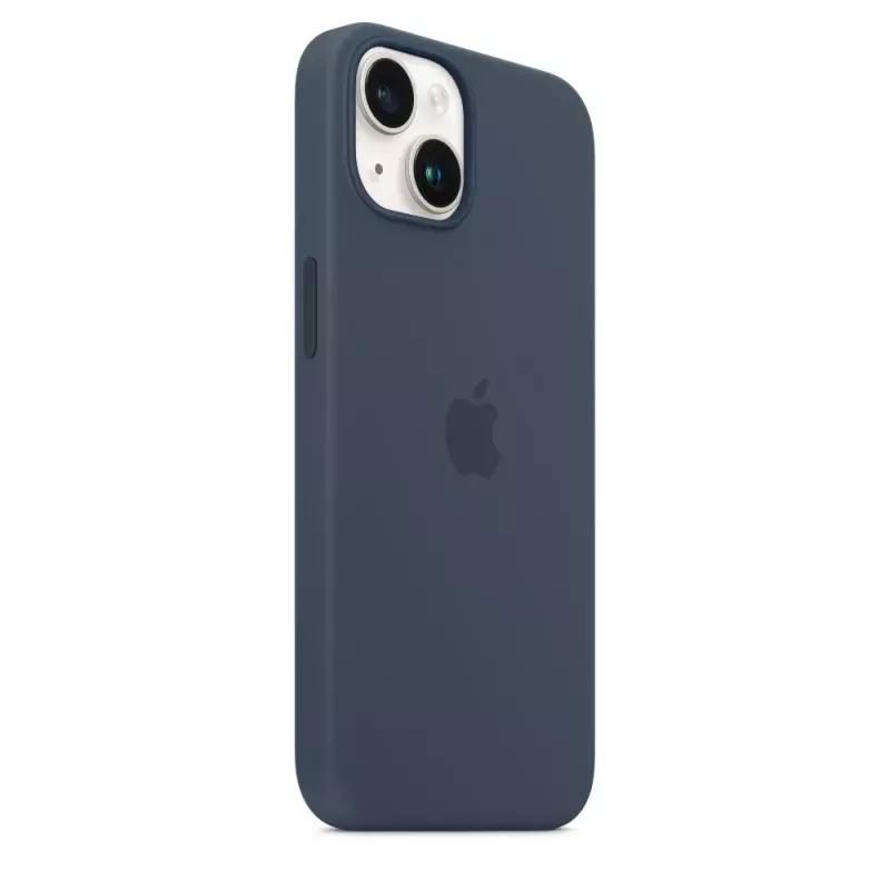 Silikoonist ümbris Apple iPhone 14 MagSafe Storm Blue