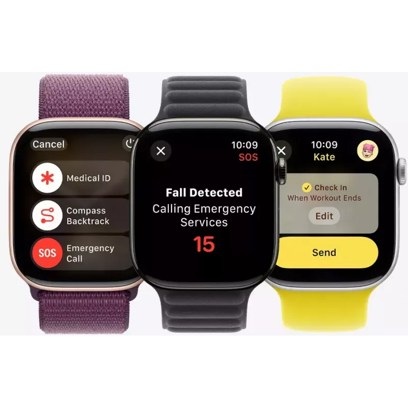 Nutikell Apple Watch Series 10 GPS + Cellular 42mm tahvelhall titaan must