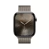 Nutikell Apple Watch Series 10 GPS + Cellular 46mm naturaalne titaankorpus naturaalse Milano aasaga - S/M