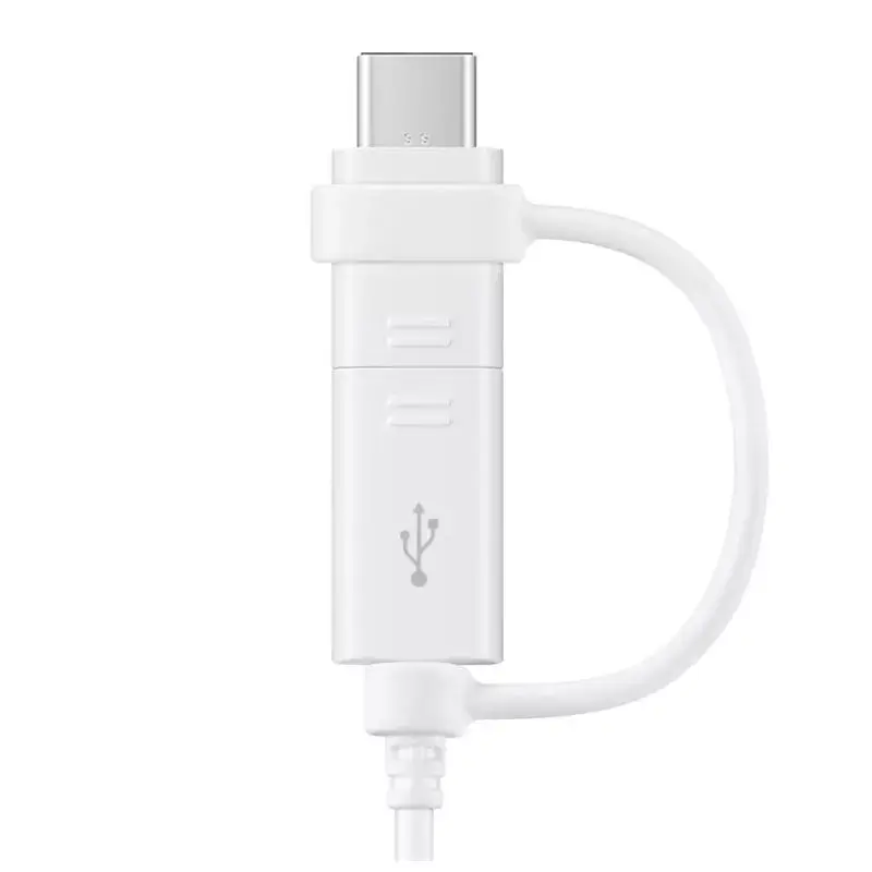 USB-kaabel Samsung EP-DG930 1.5m USB A USB C/Micro-USB B Valge
