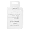 USB-kaabel Samsung EP-DG930 1.5m USB A USB C/Micro-USB B Valge