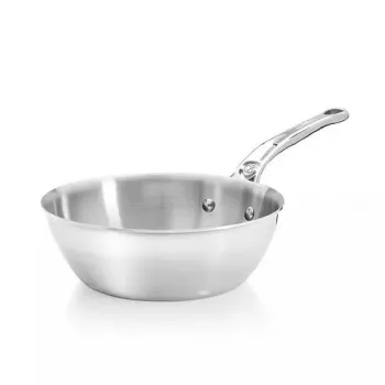 Saute pann de Buyer 3736.24 ümmargune roostevaba teras 24 cm