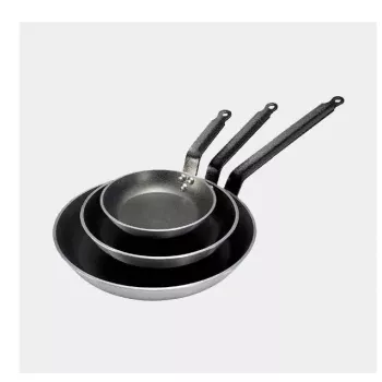 Universaalne pann de Buyer CHOC RESTO INDUCTION 32 cm ümmargune must