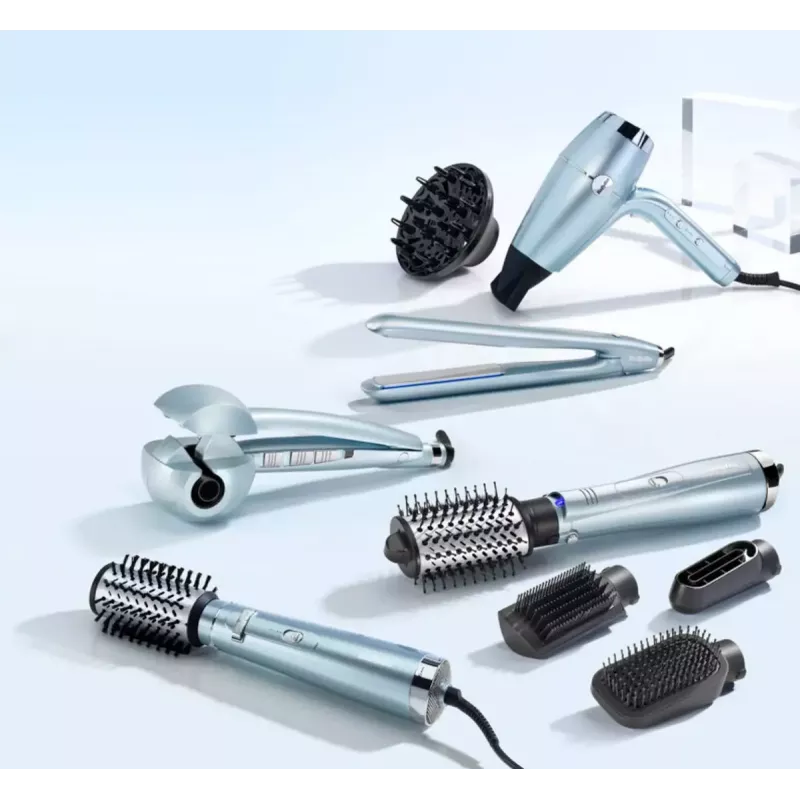 Kuumaõhuhari BABYLISS C1700E Hydro-Fusion — 3 kuumustaset, keraamiline, sinine, 2,8 m juhe