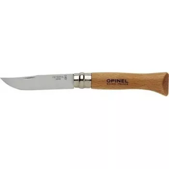Pocket knife Opinel No. 06 roostevaba teras — kokkupandav tera 6 cm, puidust käepide