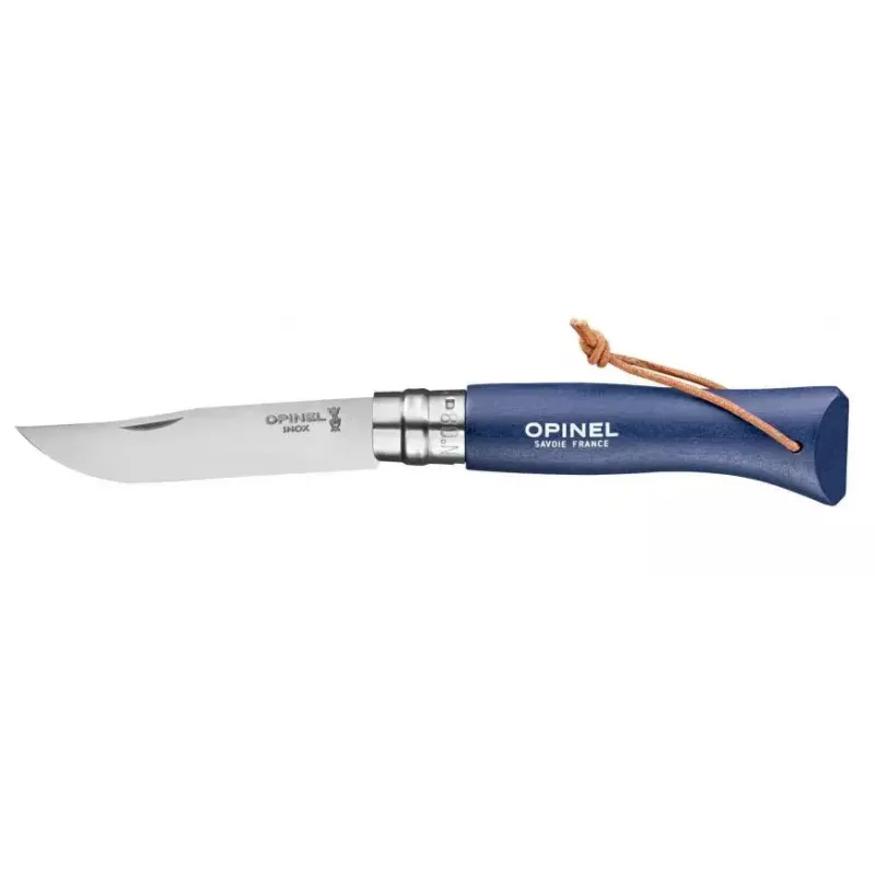Lükandkinnitusega nuga Opinel N°08 Camper/Scout Sinine Tera pikkus 8,5 cm