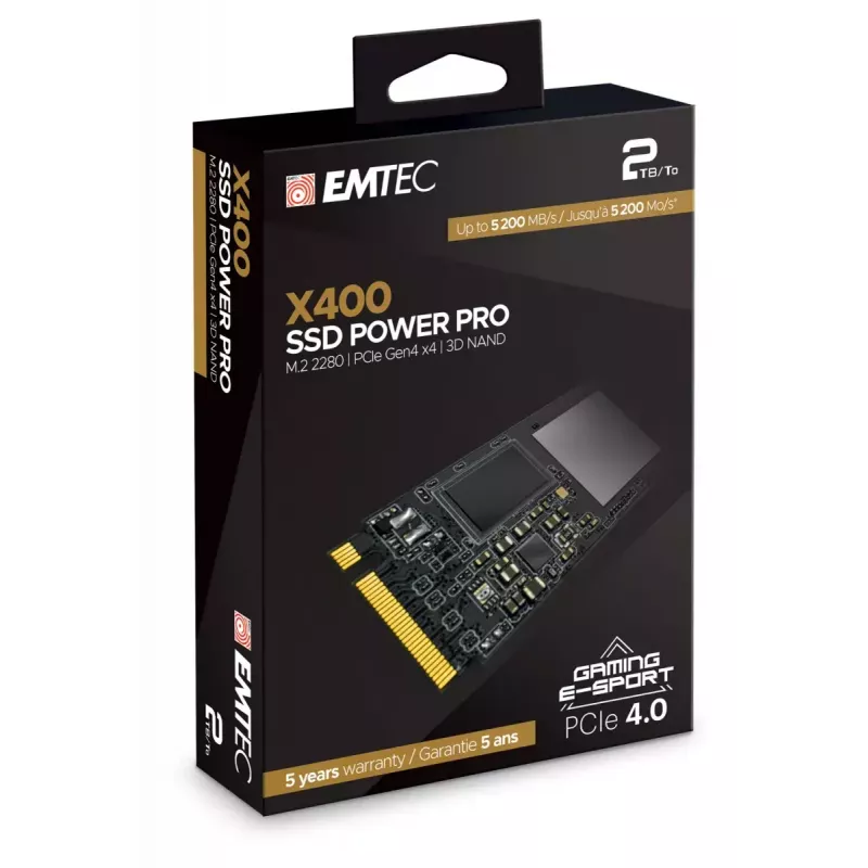 SSD ketas Emtec 2 TB M.2 PCI Express 4.0 NVMe X400